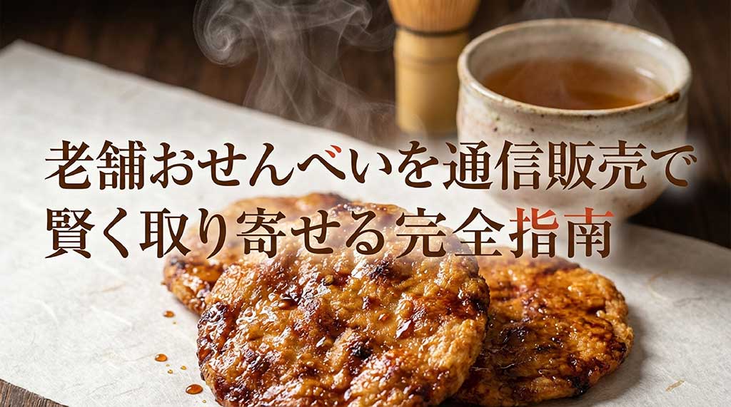 老舗おせんべい「もち吉」を通信販売で賢く取り寄せるための完全指南タイトルの画像