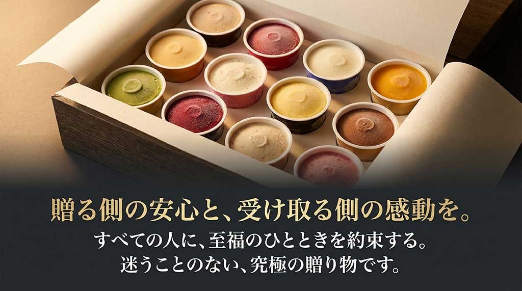 贈る側の安心と受け取る側の感動を約束する、至福のひとときの提案