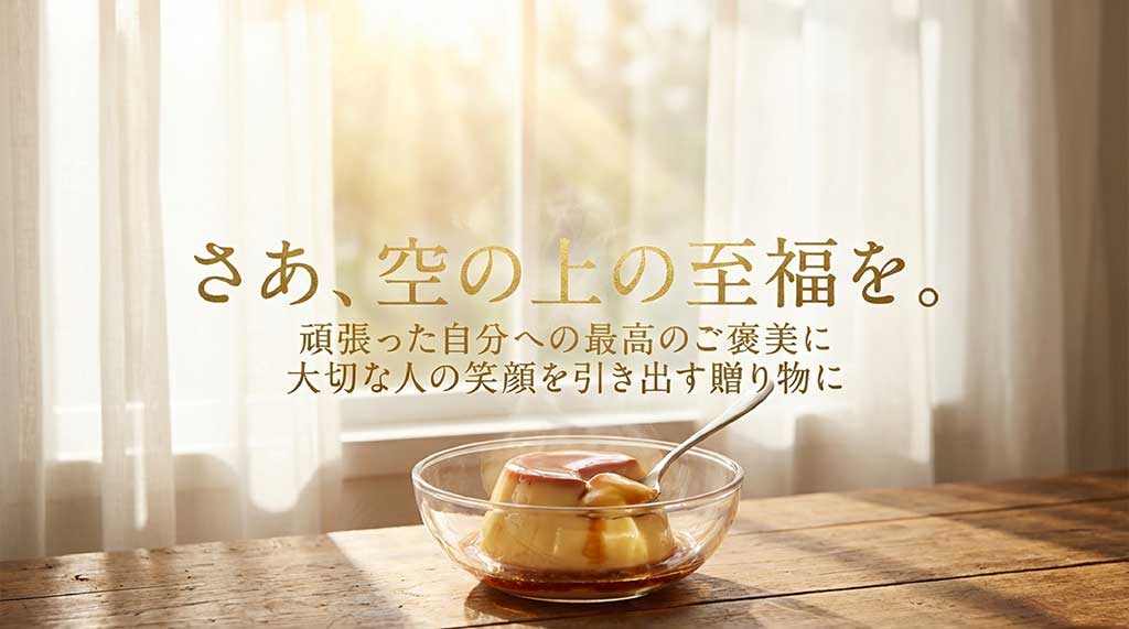 空の上の至福。頑張った自分へのご褒美や大切な人の笑顔を引き出す贈り物としてのメッセージ