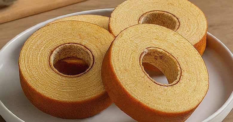 森の庭･焦がしキャラメルがしみ込んだバームクーヘンを通販お取り寄せ