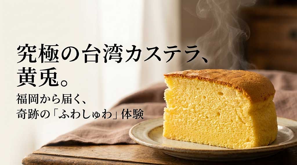 福岡から届く究極の台湾カステラ「黄兎(ファントゥー)」のイメージ画像